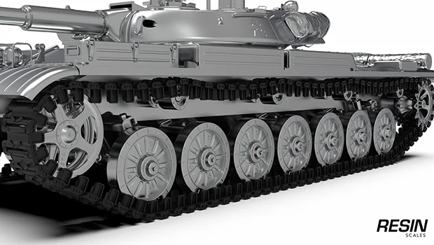 T-100 LT Soviet light tank 1:35 scale resin kit